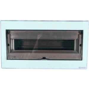 Dewon Electric Dual Steel Grey 10/12 Way Single Pole Neutral Double Door Single Phase MCB Distribution Board