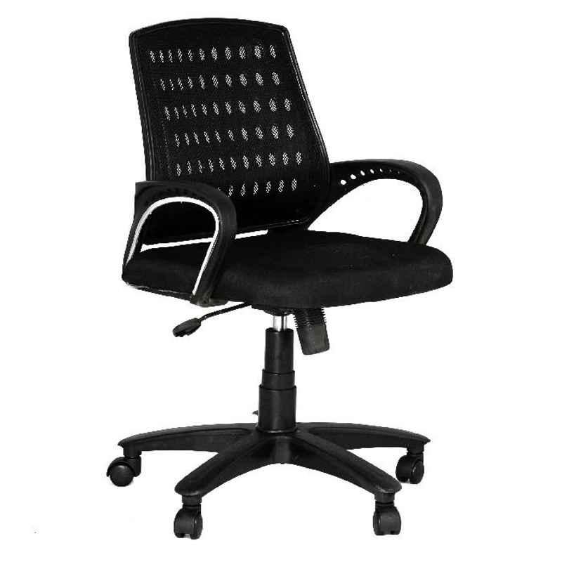 High Living Eezy Black Mesh Office Chair