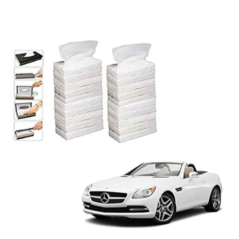 Kozdiko 100 Pulls Dispenser Box Refiller Tissue Paper with 200 Sheets for Mercedes Benz SLK-Class (Pack of 20)
