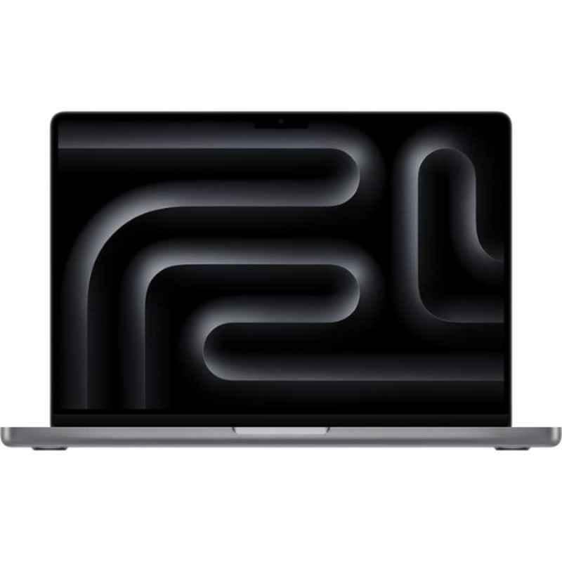 Apple MacBook Pro 14 inch 2023 M3 with 8-core CPU/8GB/512GB SSD/10-core GPU/macOS Sonoma/English & Arabic Keyboard Space Grey Laptop, MTL73AB/A