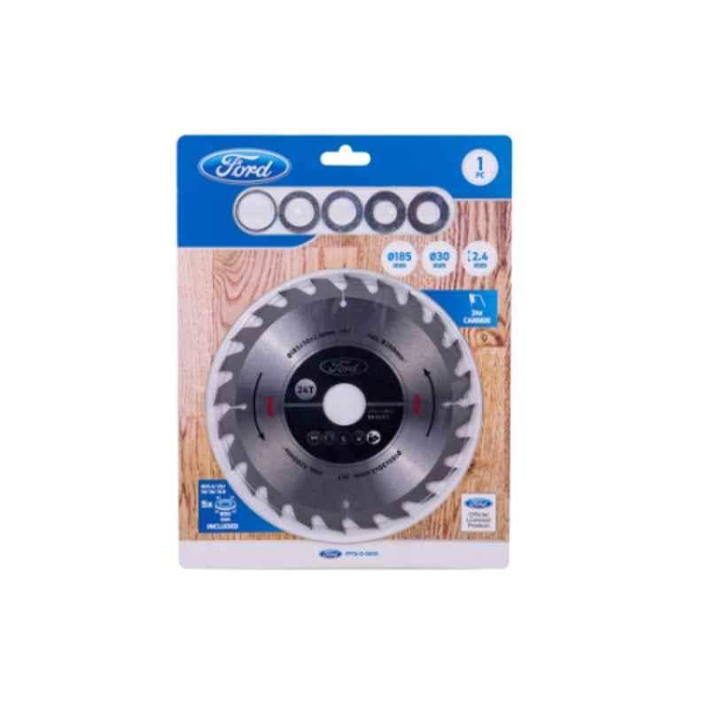 Ford FPTA-12-0005 24T 185x30x2.4mm Carbide Tipped Circular Saw Blade for Wood Cutting