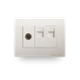 Wipro North West Stylus Plus 6A 1M White Two Way LED Switch, SR211-PLUS