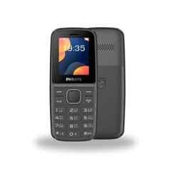 Philips E2101C 1.77 inch Cool Gray Dual Sim Keypad Feature Phone with Type C Charging