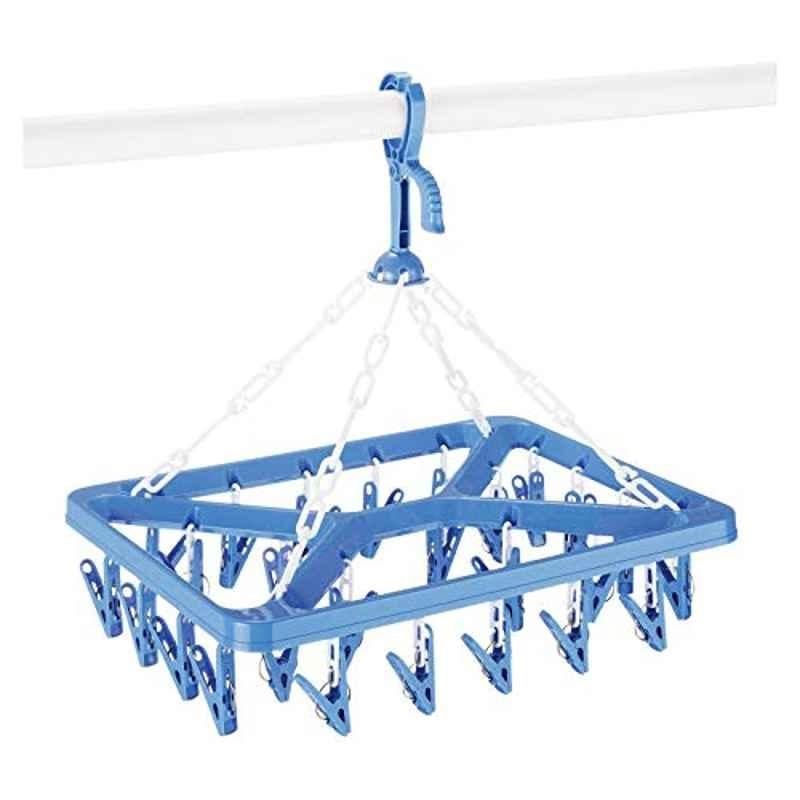Whitmor Plastic Blue Cloth Hanger, 6171-844