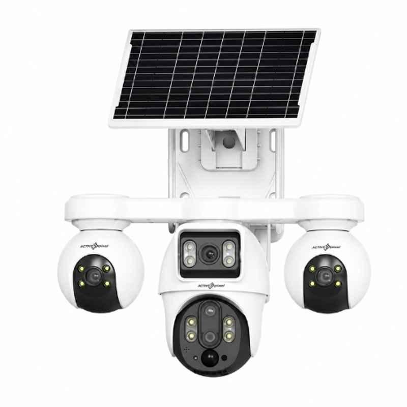 Active Pixel BP19 4MP 4G Quad View Solar Camera with 10X Zoom, Audio & Motion Alert