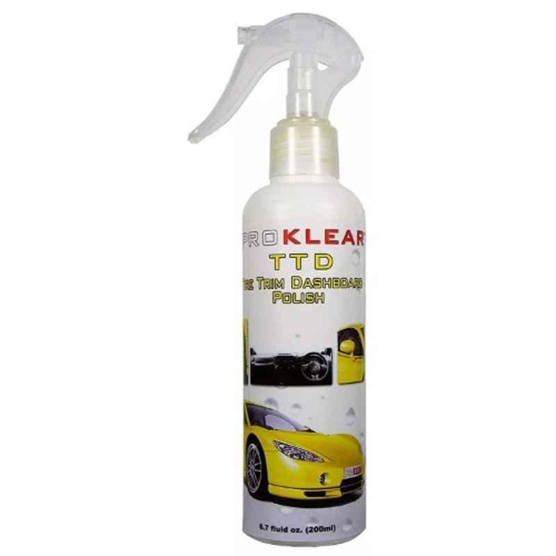 Proklear PRKTTD 200 Ml E6x4x4 cm Spray Automobile Cleaning Dashboard Polish