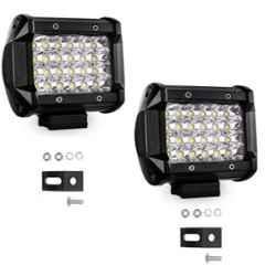 EX6OL2P 6 LED Fog Light Bar 4 inch Osram Lens (18W, White Light, 2 PCS)
