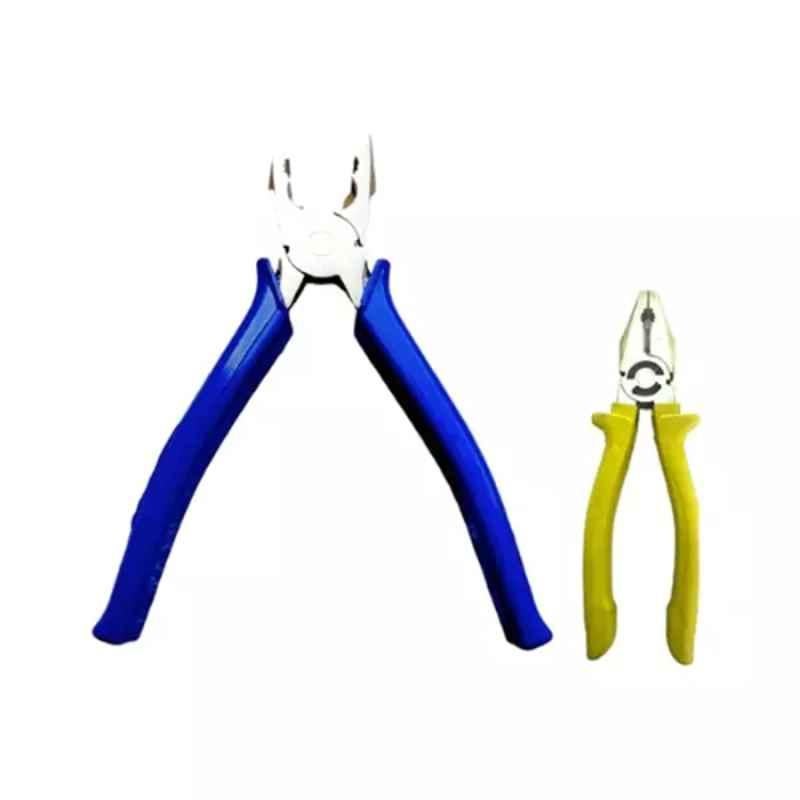 Sky Blue 2 Pcs 7.8 inch Lineman Plier Combo, SBE_PLIER_COMBOS_COMBO_180