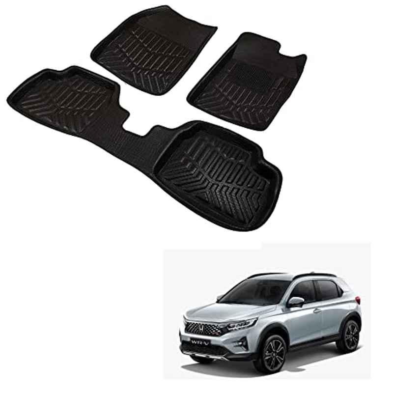 Kozdiko 3D Black Car Foot Mat Set for Honda Wrv 2023, dshbdhb210