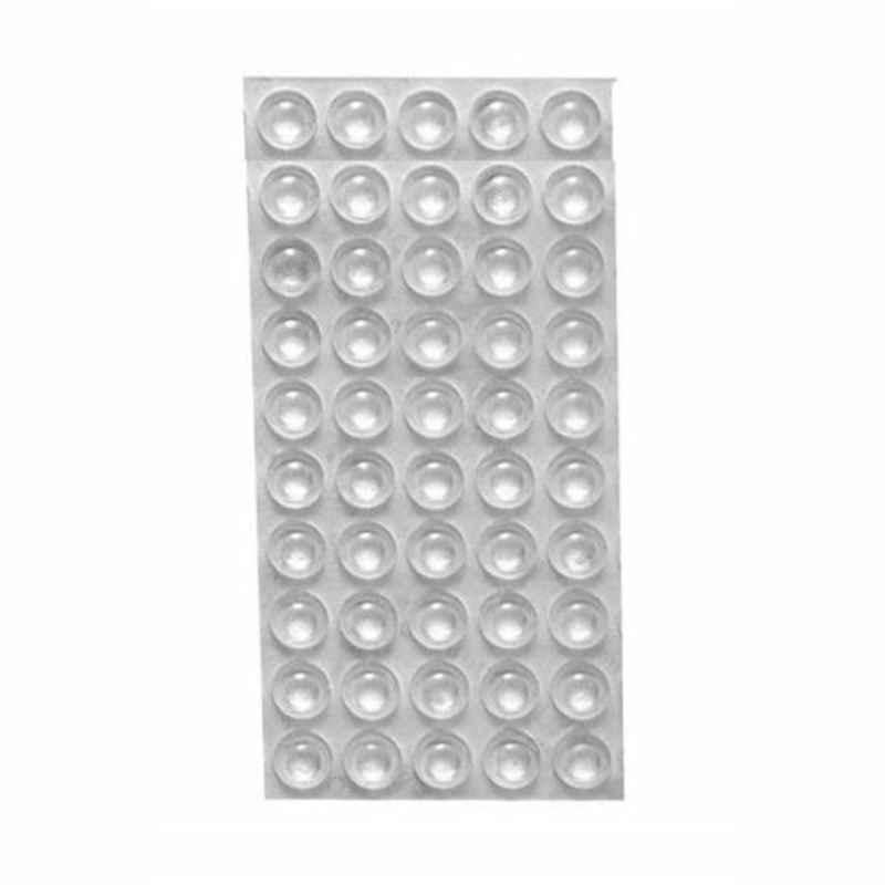 Serviceit Clear Rubber Door Bumper Damper (Pack of 50)