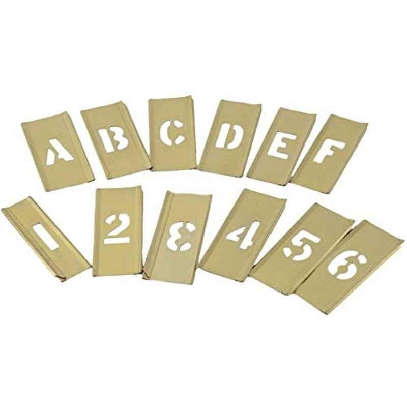 Hanson 1/2 inch Number & Letter Stencil, 10106 (Pack of 77)