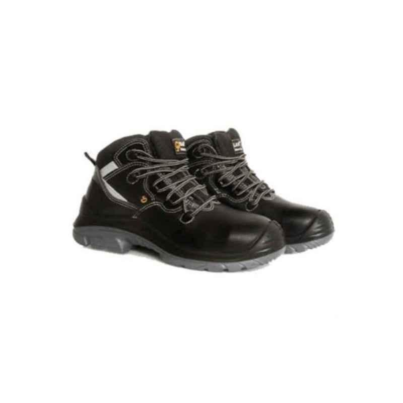 Talan GH/2C0217 Leather Composite Toe Black Safety Shoes, Size: 38