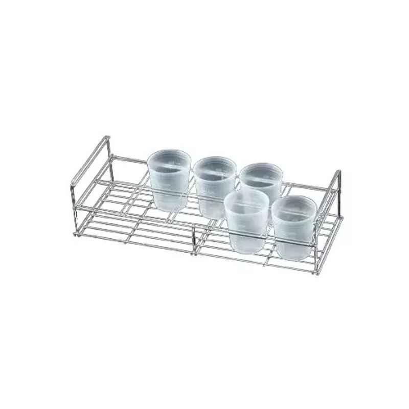 Lab Plus Disposable Cup Rack Stainles Steel, LP-8648