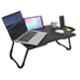 Savya Home Black Wooden Foldable Multi-Purpose Laptop Table