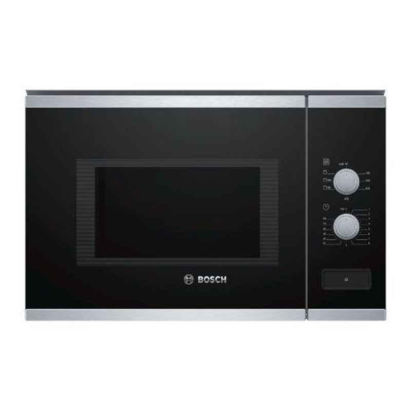 Bosch Serie-4 25L Stainless Steel Built in Mechanical Microwave Oven, BEL550MS0I