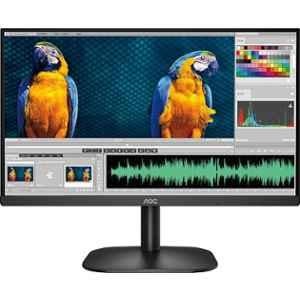 AOC 23.8 inch 3 Sided Frameless Ultra Slim LED Monitor with HDMI & VGA Port, 24B2XH