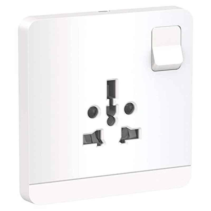 Schneider Electric AvatarOn 16A 2+3 Pole White Switch Socket, E8315TS_WE