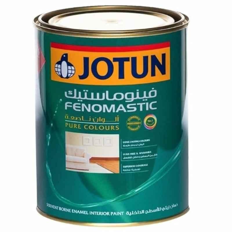 Jotun Fenomastic Pure Colours 1 Litre Semi-Gloss Finish Enamel Paint for Metal & Wood