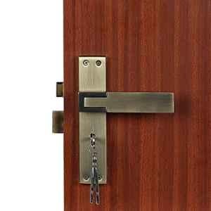 Voltizi 70mm ‎Zinc ‎Antique Finish Mortise Door Long Keyed Lock Set for Main Door Long Keyed, CRZ019