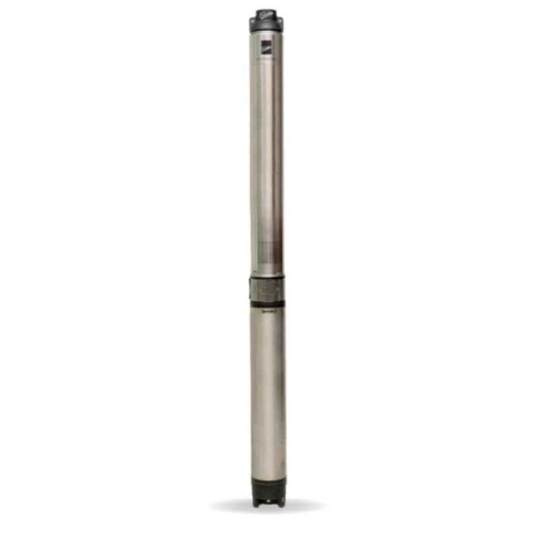 Kirloskar 1.5HP 14 Stages Single Phase Borewell Submersible Pump with Control Panel, NEO 60-1514 CP