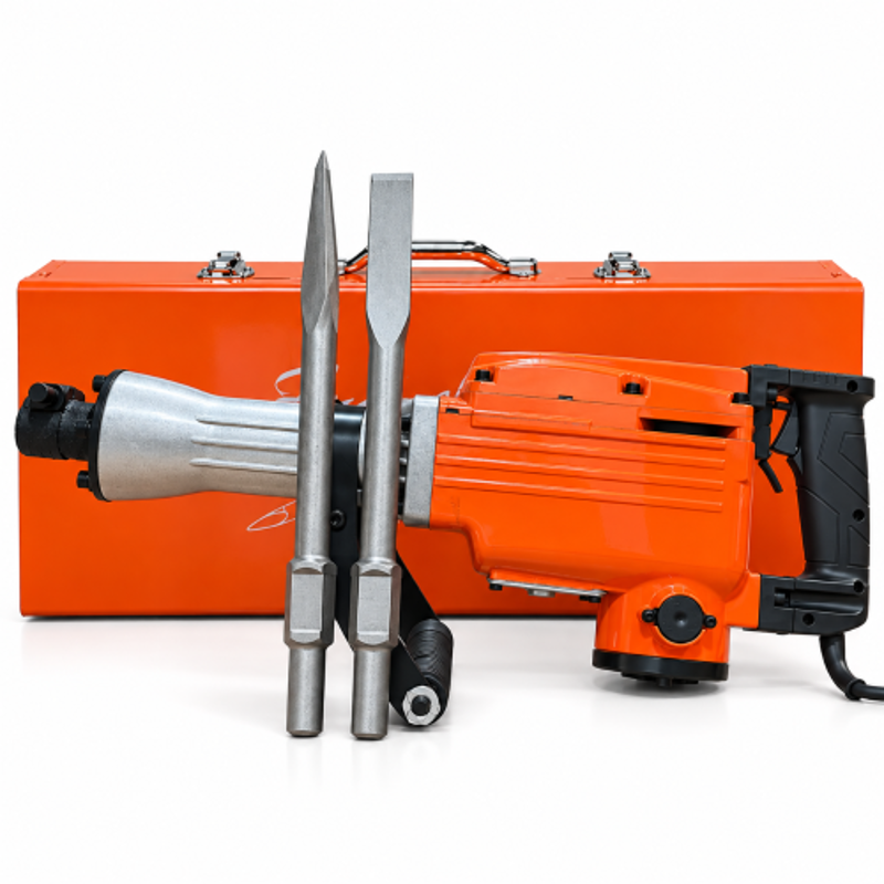 PK Global 16kg 1400W 11000rpm Demolition Hammer Drill with 26mm Chuck Size, PS65