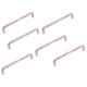Smart Shophar 8 inch Stainless Steel Silver Jumbo Cabinet Handle, SHA40CH-JUMB-SL08-P6 (Pack of 6)