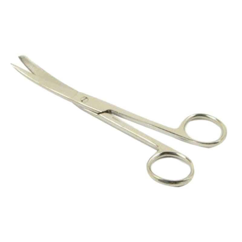 Forgesy NEO37 7 inch Silver Stainless Steel Blunt Sharp Curved Dressing Scissor
