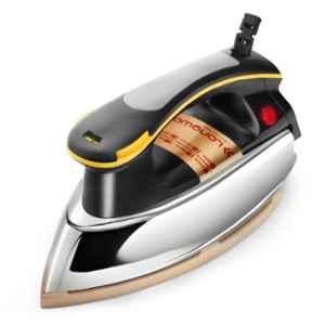 Longway Plancha 1200W Black Heavy Weight Non-Stick Teflon Coated Dry Iron
