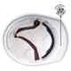 Allen Cooper White Polymer Nape Type Safety Helmet with Chin Strap, SH-701-W
