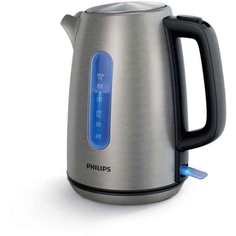 Philips 1.7L 2200W Stainless Steel Kettle, HD935712