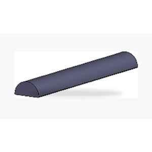 Avinya 15.2x7.9mm EPDM Sponge Black D-Type Gasket, MFG063025