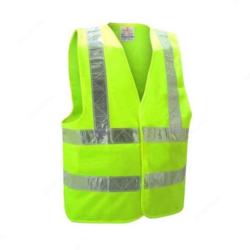 Empiral Flare E108092805 100% Polyester Neon Green Safety Vest, Size: XXL