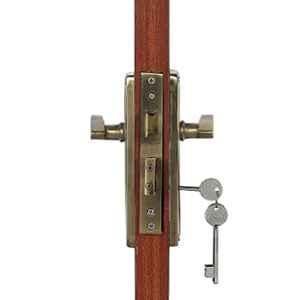 Voltizi 70mm ‎Stainless Steel Antique Finish Mortise Door Lock Set for Main Door, CRZ024