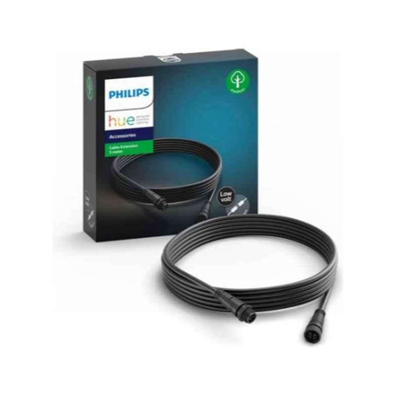 Philips Hue 4.5x17.3x17cm Black Low Volt Extension Cable, 915005641701