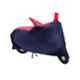 Love4Ride Red & Blue Two Wheeler Cover for TVS Victor GLX