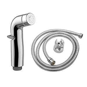 Oleanna HF14 ABS Chrome Finish Health Faucet with 1m Flexible Hose Pipe & Wall Hook