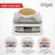 iScale i-02 30kg and 2g Accuracy Stainless Steel Digital Table Top Weighing Scale with Front and Back Double Display