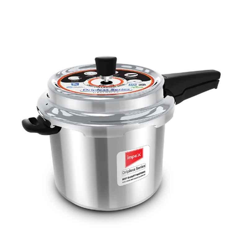 Impex 7L Aluminium Silver Pressure Cooker, DELIGHT 7