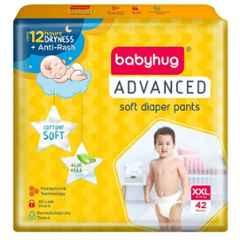 Baby Hug 42 Pcs Advanced Soft Diaper Pant, Size: Double Extra Large