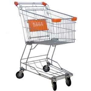 Retail Detailz 100L Metal Shopping Trolley, RD-100Y-O