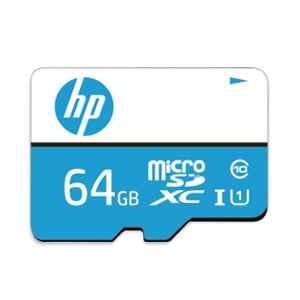 HP 64GB Blue C10 MicroSDXC Memory Card, HP-MSDCWAU1-64GB