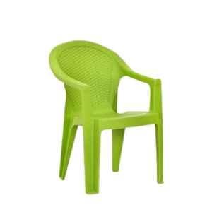 Nilkamal Exotica Plastic Green Outdoor Chair, (Pack of 2)