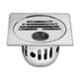 Sanjay Chilly SCCT-SCG-127 Classic 127mm Stainless Steel Silver Cockroach Floor Drain Trap, SC9900021