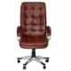 High Living Janus Leatherette High Back Brown Office Chair