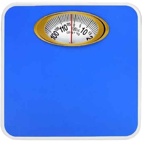 Buy Acu-Check 120kg Iron Blue & Gold Analog Weight Machine Scale Online At  Best Price On Moglix