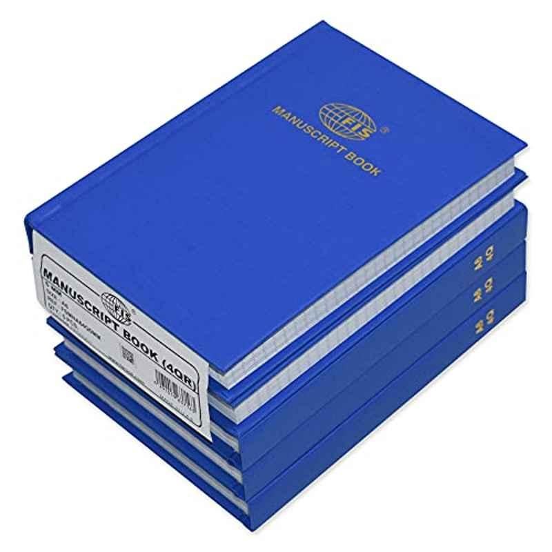 FIS 5 Pcs 192 Sheets A6 Blue Manuscript Notebook Set, FSMNA64Q5MM