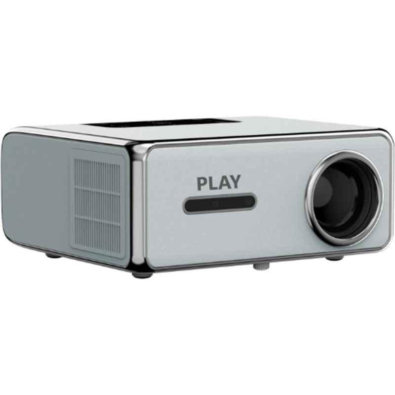 PLAY MP8 White Native Full HD 2K 4K 7500lm 5G WiFi Fast Processor Wireless Remote Portable Projector