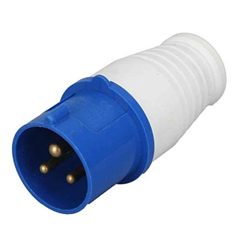 16A 220V 3 Pin Industrial Plug (Pack of 10)