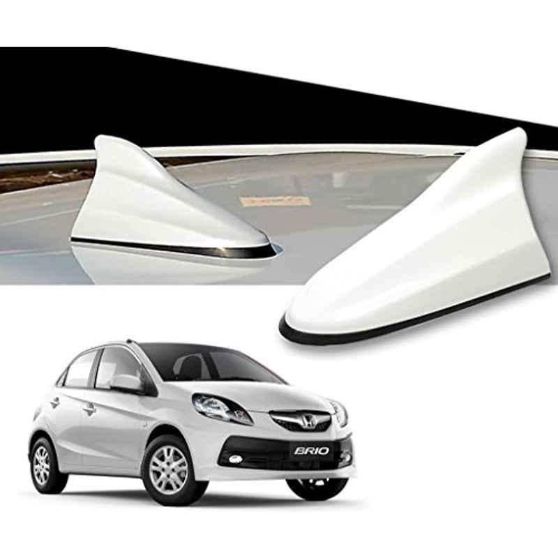 Kozdiko White Shark Fin Signal Receiver Antenna for Honda Brio, KOZ-1796