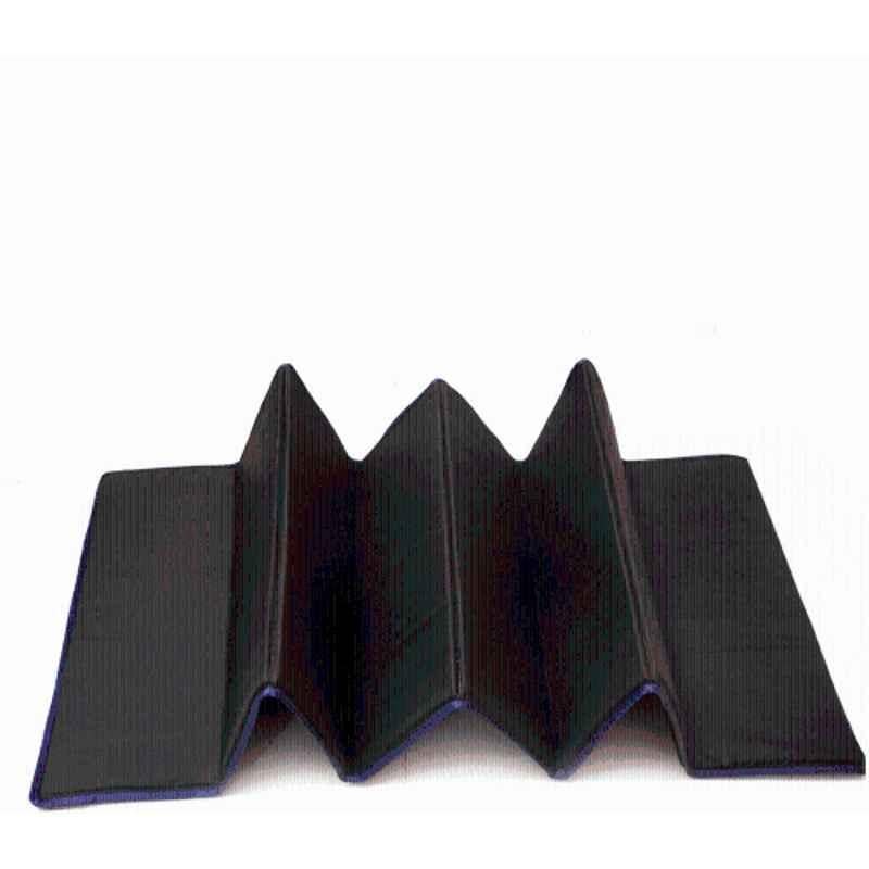 QUIT-X 18mm Black Tri-Fold Exercise Gym Yoga Mat with Carrying Case